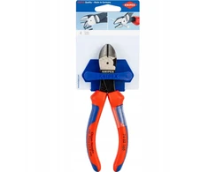 Knipex Knipex 74 02 160, Diagonal pliers, 2 mm, Steel, Plastic, Mėlyna, Raudona, 57 mm