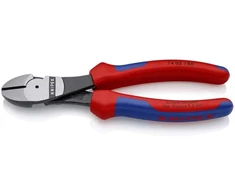 Knipex didelio sverto režimo šoninės replės, 180 mm, komfortiškos rankenos (74 02 180 SB)