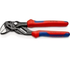 Mėlynas KNIPEX replės veržliaraktis 86 02 180 (raudona/mėlynas, ilgis 180m, reguliuojamas 15 kartų)