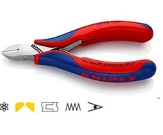 Knipex Preciziniai pjovimo įrankiai 0.6- 1.6mm, long.115mm CU (77 12 115)