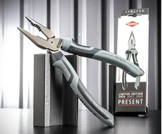 Knipex Smailiosios kombinuotosios replės - 185 mm - Kalėdinis leidimas 2026 (0822185S01)