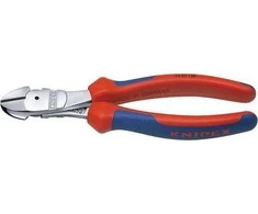 KNIPEX įstrižainės pjovimo žnyplės atramentuotos 200 mm