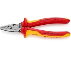 Replės elektrikams laidų antgaliams 0.25-16 mm² užspausti 97 78 180, Knipex