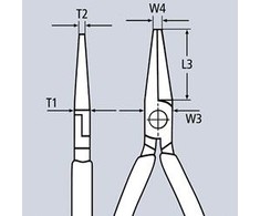 Replės Knipex 3016160; 160 mm