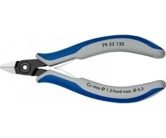 Knipex ŠONINĖS PJOVIMO REPLĖS ELEKTRONIKAI 125MM (1 Vnt.)