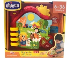 Chicco dvikalbė Abc ūkio knyga