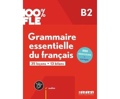 KNYGA Bookshop 100% FLE - Grammaire essentielle du francais B2 + CD