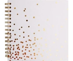 GDD Albumas ant spiralų 30K Auksinis Dots HAPPY COLOR