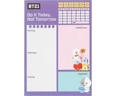LINE DRAUGAI BT21 - A5 dienos planuoklis