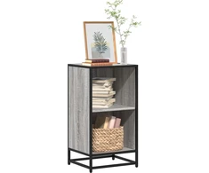 knygų spintelė Pilka Sonoma 40x35x76 cm Engineered Wood