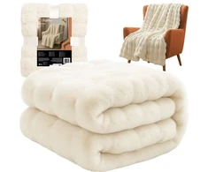 Blanket 1.6x1m baltas Ruhhy 26493