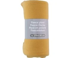 Other Brand Fleece blanket 170x130 (Oranžinis)