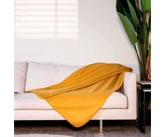 Other Brand Fleece blanket 170x130 (Oranžinis)