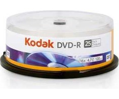 Kodak DVD-R 4,7 GB 16x25VNT (3936177/1410325)