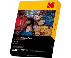 Kodak Nuotraukų popierius / Fotospausdintuvas / Blykstė A6 4x6" 10x15cm - 100 vnt. / Kat. 9891-161