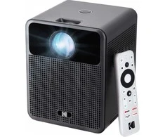 Kodak projektorius KODAK FLIK HD10 projektorius LED projektorius 1080p Android TV Wi-Fi Bluetooth Chromecast / 200 ANSI / 150''+ nuotolinio valdymo pultas