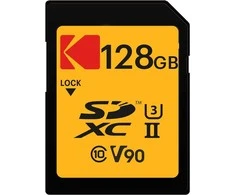 Atminties kortelė Kodak SD 128GB UHS-II U3 V90 Ultra Pro