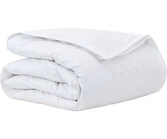 2-in-1 Antklodė Balta 135 x 220 cm Plunksna