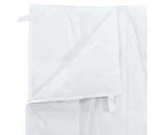 2-in-1 Antklodė Balta 200 x 200 cm Plunksna