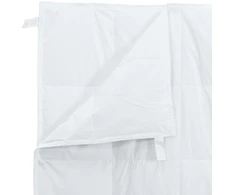 2-in-1 Antklodė Balta 240 x 200 cm Plunksna