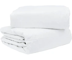 2-in-1 Antklodė Balta 260 x 220 cm Plunksna
