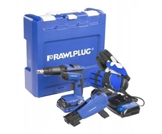 Juostinis suktuvas RawlPlug R-PDS18-M2A; 18 V; 2x2,0 Ah akum.