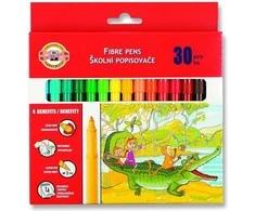 Koh I Noor Flamasters 30 spalvų dėžutės