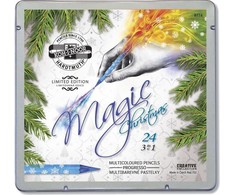 Koh-i-Noor magic Progresso pieštukai be medienos 8774 24 spalvos