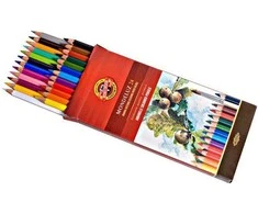 Akvareliniai pieštukai Mondeluz Koh-i-noor 24 sp