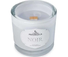 Koh I Noor Noir sojų žvakė, balta, 170 g
