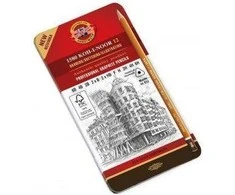 Koh I Noor Grafito pieštukas 1582 / 6B- 6H (12vnt.) (220995)