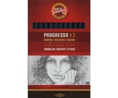 Koh I Noor ProGRESSO 8B grafitinis pieštukas (12 vnt)