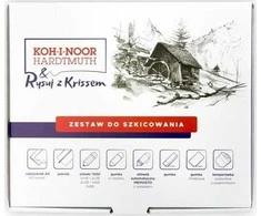 Koh I Noor Pieškite su Kriss Sketch Kit