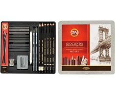 Koh-i-noor Gioconda 8898 Pieštukų ir anglies piešimo rinkinys