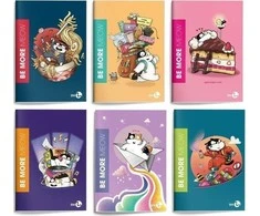 Koh I Noor Sąsiuvinis A4/36K Be More Meow linija (10 vnt.)