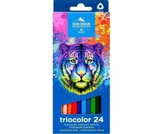 Koh I Noor Triocolor Tiger pieštukai, 24 spalvos