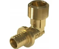 Žalvarinė alkūnė 90° GZ ultraLINE - 32 R1KAN-THERM
