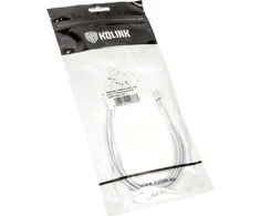 Kolink 1-4 PWM Fan Splitter Cable – 35cm, braided, baltas
