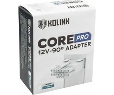 Kolink Core Pro 12V-2×6 90 Degree Adapteris – Type 2, baltos spalvos