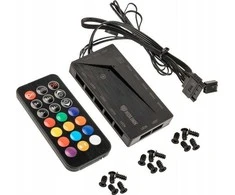 Kolink Umbra X 120mm ARGB High Performance PWM korpuso ventiliatorius Triple Pack – juodos spalvos