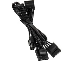 Kolink modulares Connector-Cable for Continuum-PSU 4x Molex – juodos spalvos