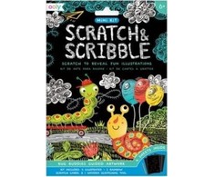 Kolorowe Baloniki Minic Scratch &amp; Scribble insektai