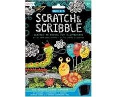 Kolorowe Baloniki Minic Scratch &amp; Scribble insektai