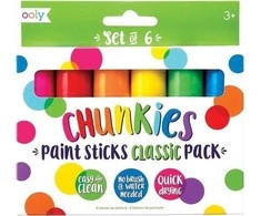 Kolorowe Baloniki Dažai Chunkies Dažai Sticks Crayon 6 vienetų