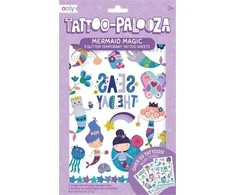 Kolorowe Baloniki Spalvoti balionai Plaunami tatuiruotės Tatuiruotė Palooza - Undinės