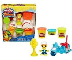 Koma Plast Sweet Colours Fluorescencinė modelino rinkinys, 10 spalvų