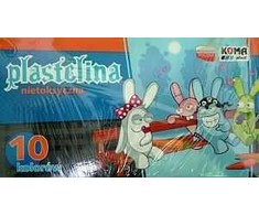 Koma Plast Plastilinas COMA Clever Kids, 10 spalvų