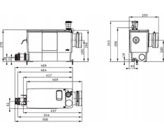 Wilo - DrainLift MINI3-XS/WC-EF kompaktiška nuotekų ir fekalinių atliekų siurblinė