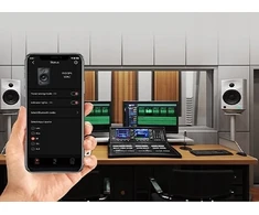 Kompiuterio kolonėlės FiiO SP5 balti kompiuteriniai garsiakalbiai – aktyvūs studijiniai/HiFi garsiakalbiai su DAC ir Bluetooth (6953175721222)