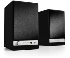 Kompiuterio kolonėlės AudioEngine Audioengine HD4 BT Satin Juodas kolonėlė - Aktyvūs Bluetooth garsiakalbiai APTX-HD